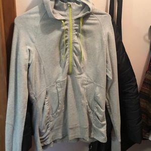 Athleta gray light weight sweatshirt